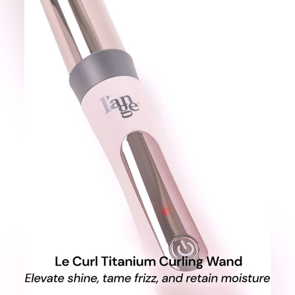 NIB L’ANGE Le Curl Titanium Curling Wand Rose Gold New In Box - Picture 3 of 9